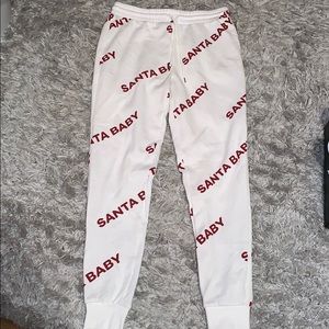 santa baby pjs